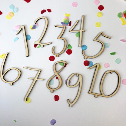 3D personalisierter Geburtstagsteller Banner mit Dip Dye Kerze